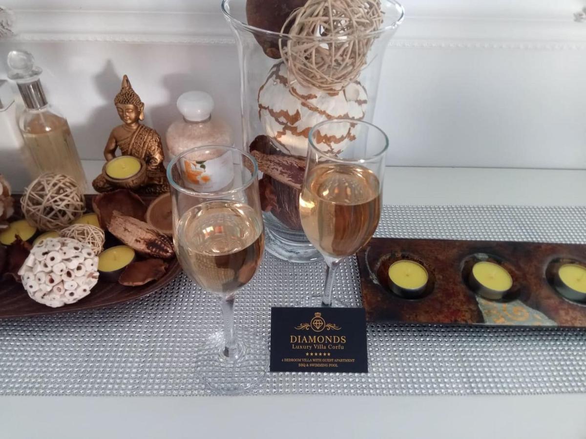Diamond Luxury Villa Corfu Kato Spilaion 外观 照片